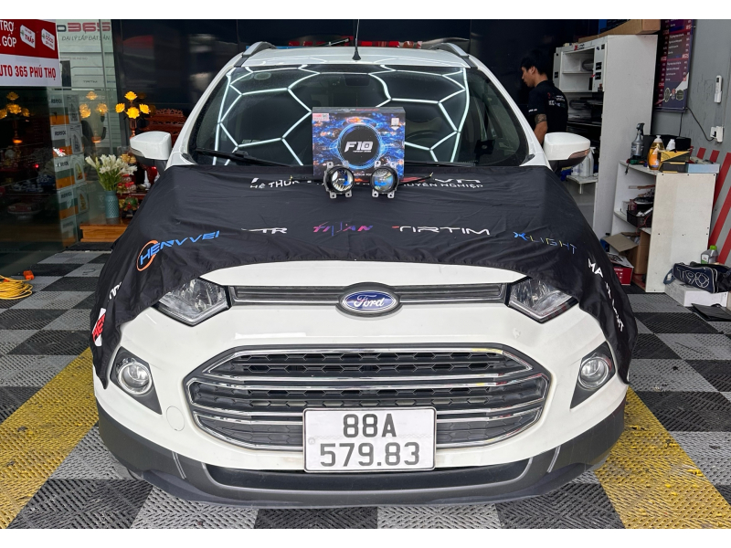 Độ đèn nâng cấp ánh sáng Bi gầm F10 tăng sáng cho Ford Ecosport